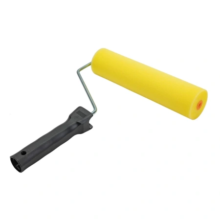 Картинка Валик поролоновый 230 мм с бюгелем Желтый FIT