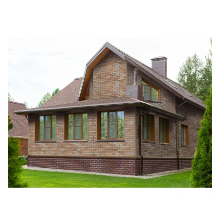 Картинка Фасадная плитка HAUBERK коллекция Оптима цвет Каталонский Кирпич 2 м² в упаковке