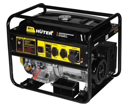 Бензогенератор Huter хутер DY8000LX 7 кВт