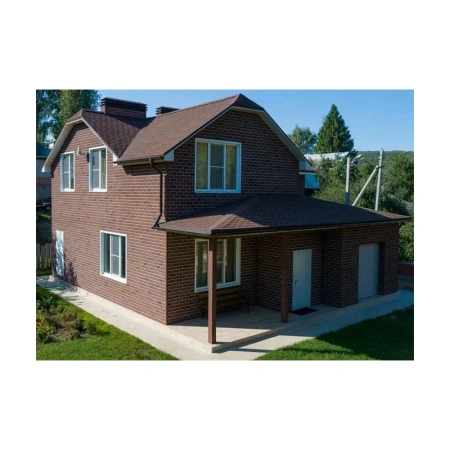 Картинка Фасадная плитка HAUBERK коллекция Кирпич цвет Красный 2 м² в упаковке