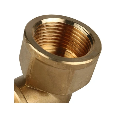 Картинка Уголок ВР 32x1' латунь переходной аксиальный STOUT