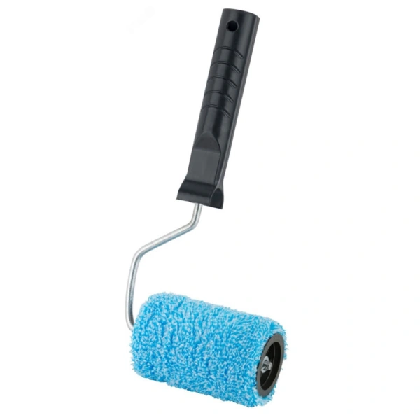 Картинка Валик полиакрил 100 мм ворс 6 мм с бюгелем КУРС