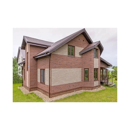 Картинка Фасадная плитка HAUBERK коллекция Кирпич цвет Красный 2 м² в упаковке