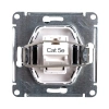 Картинка Розетка компьютерная RJ45 5E в рамку механизм ATLASDESIGN Грифель Systeme Electric
