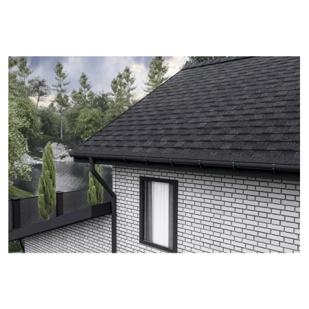 Картинка Гибкая черепица SHINGLAS коллекция Кантри цвет Платина 2,6 м² в упаковке