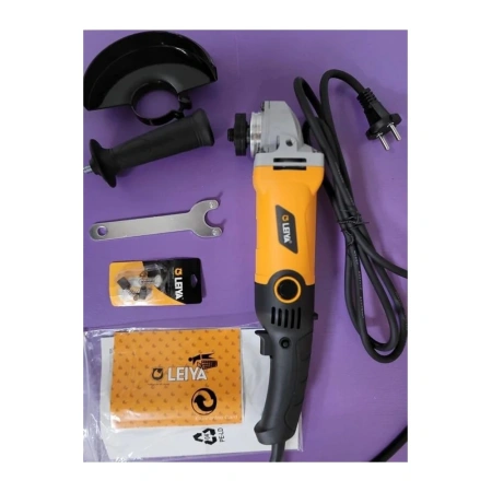 Картинка Углошлифовальная машина 950 Вт 125 мм 11500 об/мин 1116 болгарка Leiya LY 100A-1