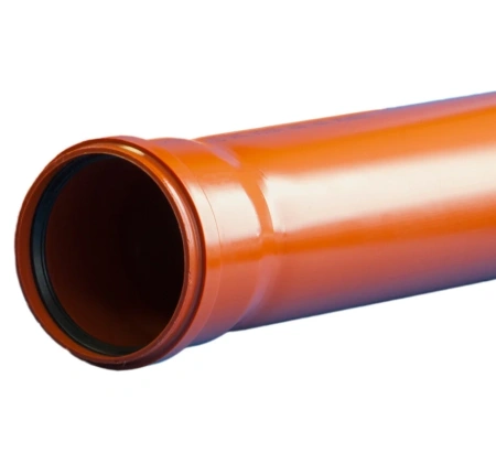 Картинка Труба для канализации  ПП 200х6,2х3000 мм наружная Оранжевая Политэк