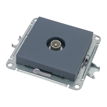 Картинка Розетка телевизионная TV в рамку механизм ATLASDESIGN Грифель Systeme Electric