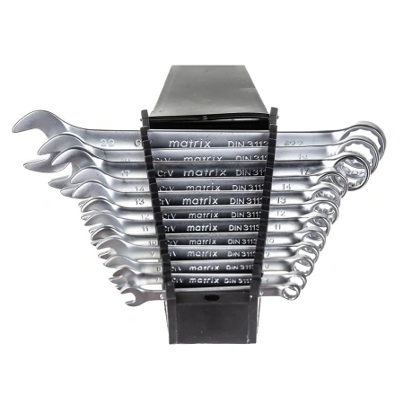 Картинка Набор ключей комбинированных 12 шт 6-22 мм MATRIX