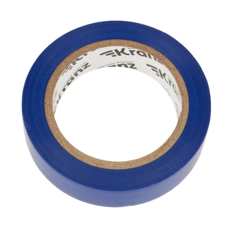 Картинка Изолента ПВХ профессиональная 15х0,13 мм 10 м Синий KRANZ