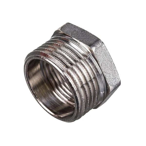 Картинка Футорка НВ 1'х3/4' никелированная STOUT