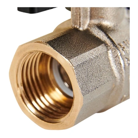 Картинка Кран шаровой полнопроходной 1/2' ВН/ВН ручка бабочка STOUT