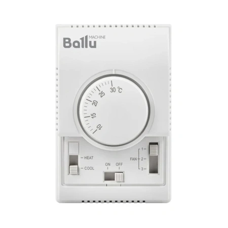 Термостат BALLU BMC-1 накладной комнатный механический проводной НО/НЗ
