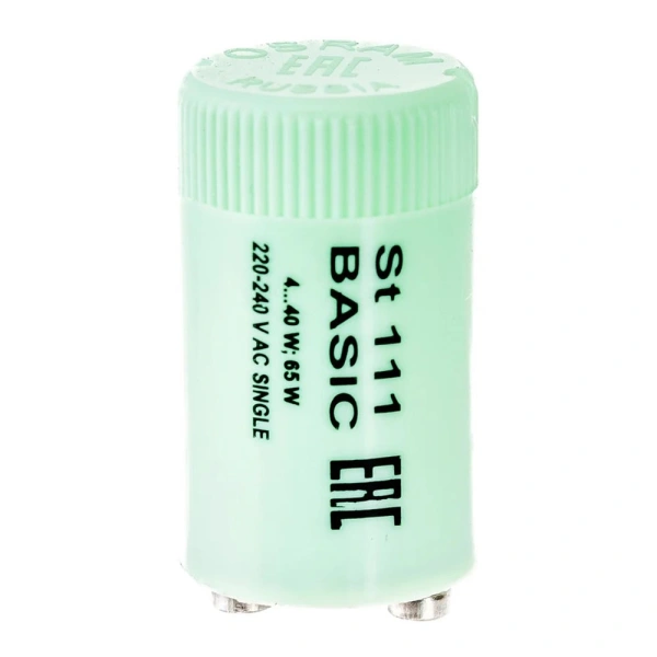 Картинка Стартер для люминисцентных ламп ST111BASIC 4-65W 220-240 OSRAM