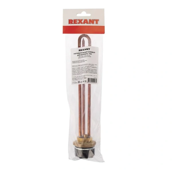 Картинка ТЭН RDT-2000 Вт с терморегулятором REXANT
