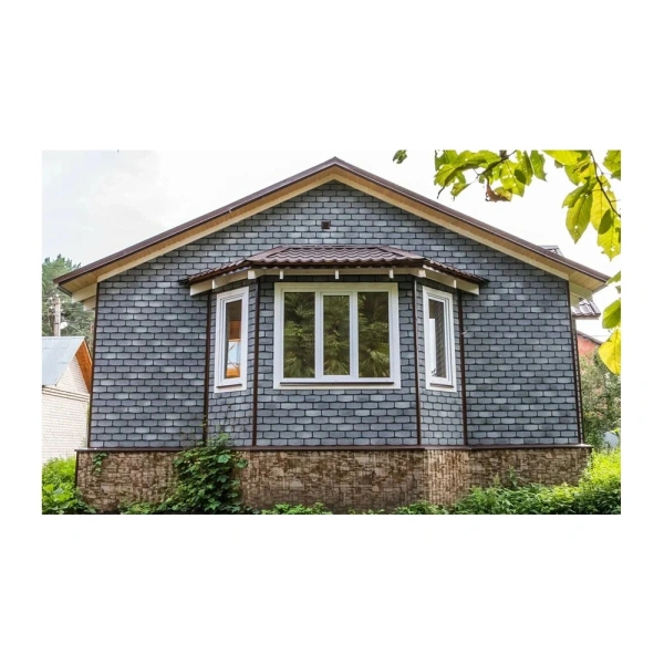Картинка Фасадная плитка HAUBERK коллекция Камень цвет Сланец 2,2 м² в упаковке