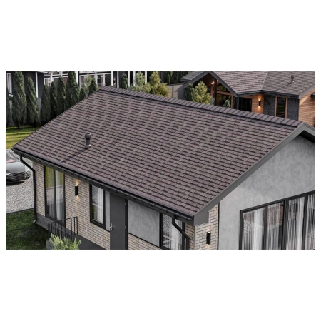 Картинка Гибкая черепица Ультра коллекция Фристайл цвет Галька 3 м² в упаковке