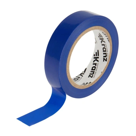 Картинка Изолента ПВХ профессиональная 15х0,13 мм 10 м Синий KRANZ
