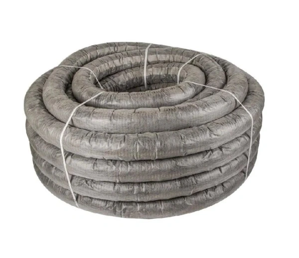 Дренажная гофрированная труба ДГТ с перфорацией 200 мм в геотекстиле SN4 однослойная