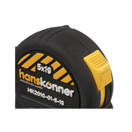 Картинка Рулетка 5 м 19 мм стоп магнит Hanskonner