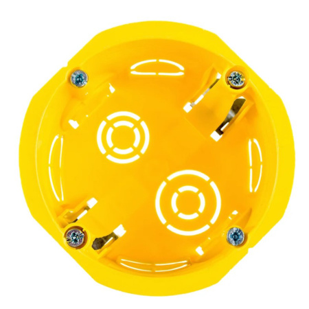 Картинка Коробка установочная 68х60 мм ГИПРОК Желтый Systemе Electric