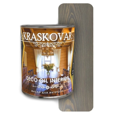 Масло для интерьера Графит 0,75л Kraskovar