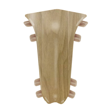 Внутренний угол для плинтуса К55 Комфорт Клен темный