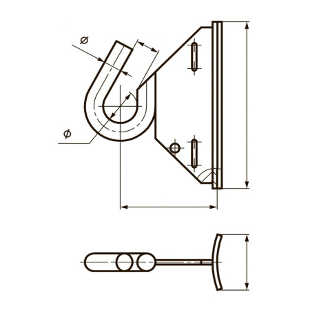 Картинка Крюк монтажный CF16 ВК23
