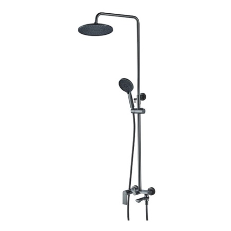 Душевая система тропический душ латунь Argo Graphite VALFEX VF.24505-3