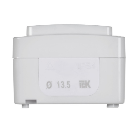 Картинка Выключатель 1клавиша ОП Гермес Plus 10А IP54 ВС20-1-0-ГПБ Белый IEK