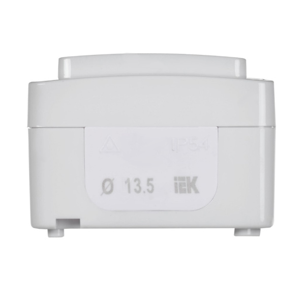Картинка Выключатель 1клавиша ОП Гермес Plus 10А IP54 ВС20-1-0-ГПБ Белый IEK