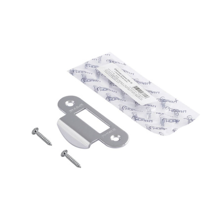 Картинка Ответная планка 504.22 с заходом Хром 80 мм