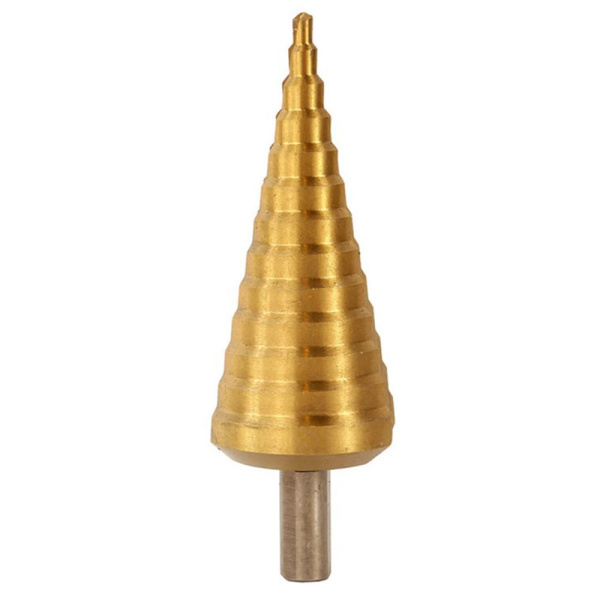 Картинка Сверло ступенчатое по металлу 4-39 мм прямое титан Sturm