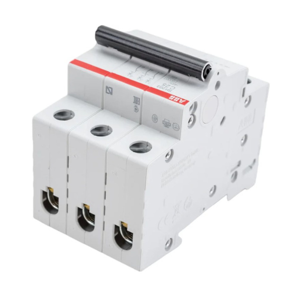 Картинка Автоматический выключатель 3п SH203 С 25А 6.0кА ABB