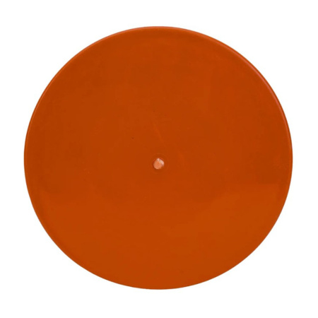 Картинка Заглушка d 200 мм наружная Оранжевая Политэк