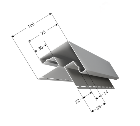 Картинка Угол прямой Grand Line Я-фасад карамельный