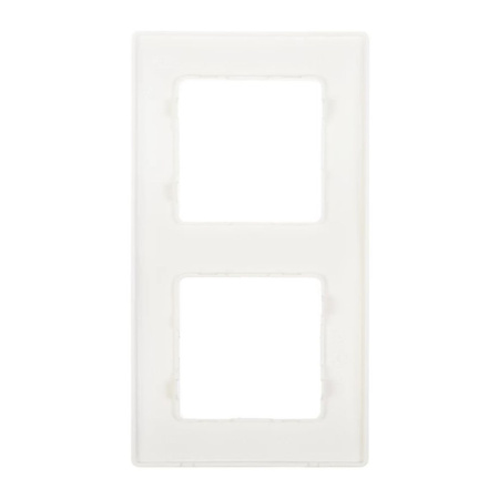Картинка Рамка двухместная Белая Legrand Etika