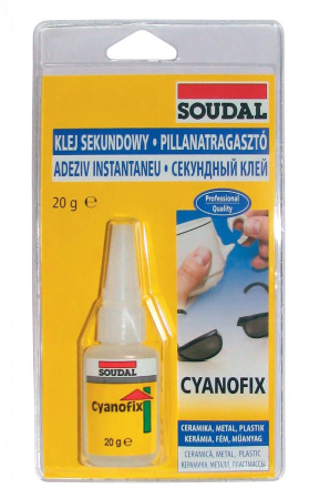 Soudal клей секундный 20 г Cyanofix