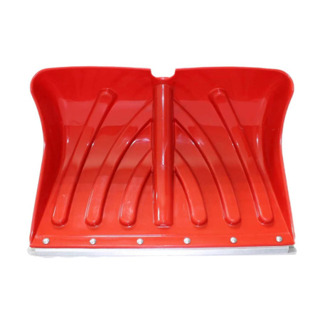 Картинка Лопата снеговая полипропилен с черенком Красная ЦИ ПП-6