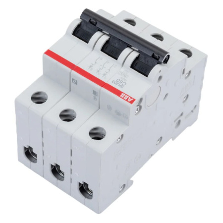 Картинка Автоматический выключатель 3п SH203 С 50А 4,5кА ABB