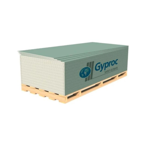 Картинка Гипрок АКВА Оптима ГКЛ В 2000х1200х12,5 мм гипсокартон Зеленый