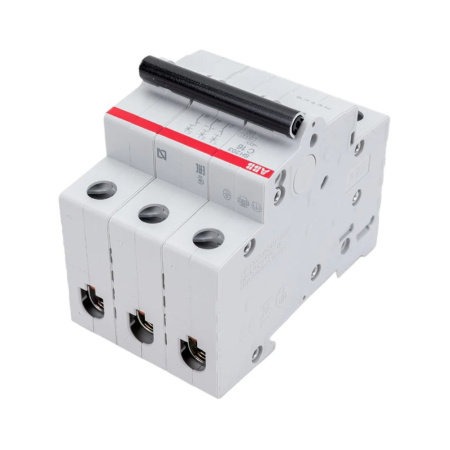 Картинка Автоматический выключатель 3п SH203 С 16А 6.0кА ABB
