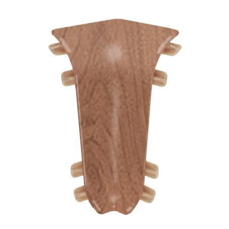 Внутренний угол для плинтуса К55 Комфорт Вишня красная