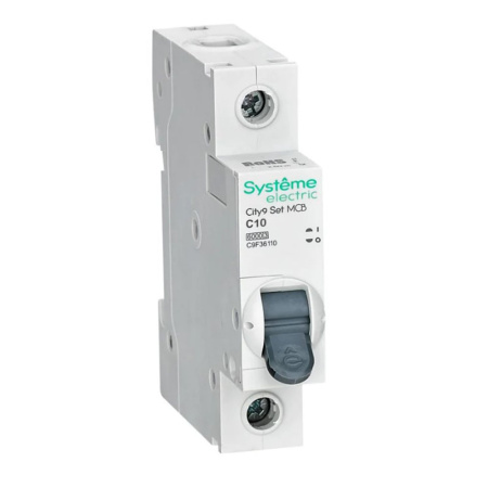 Автоматический выключатель 1п С 10А 6 kA 230В City9 Systeme Electric