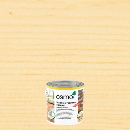 Масло с твердым воском Osmo 3062 Hartwachs-Öl Original Бесцветное матовое 0.18 л