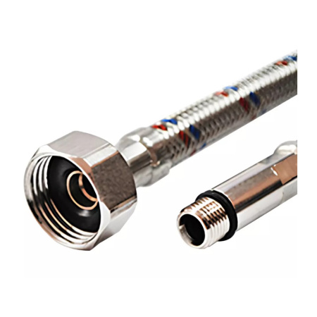 Гибкая подводка для смесителей нержавеющая сталь М10х18-1/2" 60 см S/S VALFEX