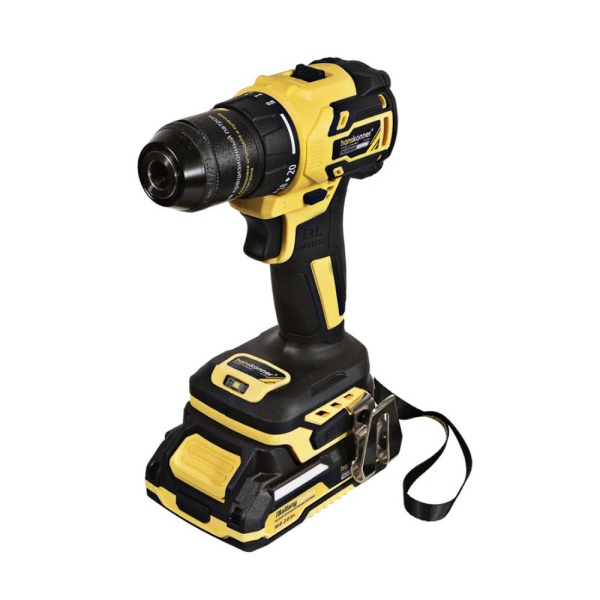 Картинка Дрель аккумуляторная 18В 60Нм 2х2 А/ч кейс HCD2065C Hanskonner