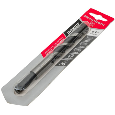 Картинка Сверло по бетону 16х150 мм RENNBOHR