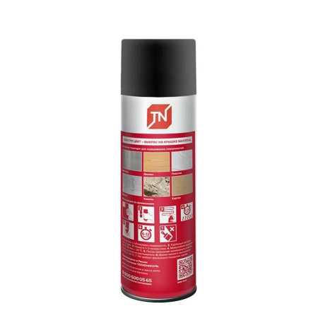 Картинка Эмаль Аэрозоль Черный матовый 520 мл ТЕХНОНИКОЛЬ