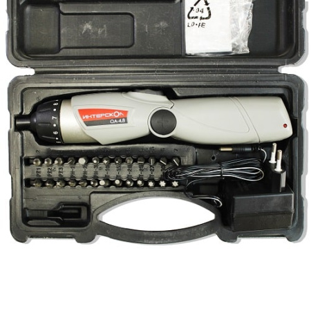 Картинка Интерскол отвертка аккумуляторная 4,8 В